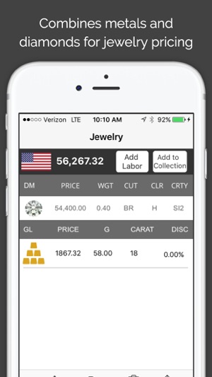 MyJeweler 2 - Diamonds, Jewelry and Metals pricing calculato(圖3)-速報App