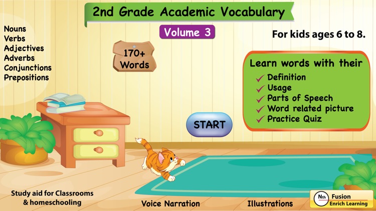 2nd Grade Academic Vocabulary # 3 for homeschool and classroom