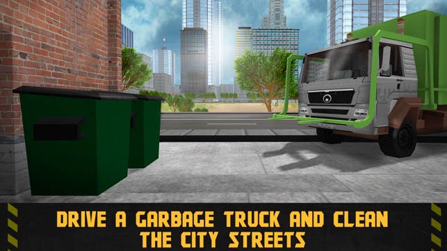 City Garbage Truck Driving Simulator 3D(圖1)-速報App