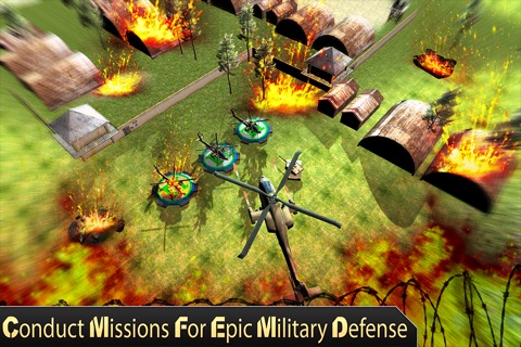 Gunship Helicopter War 3D – Modern Air Combat Battle Flight Simulation screenshot 2