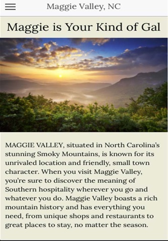 Maggie Valley Guide screenshot 2