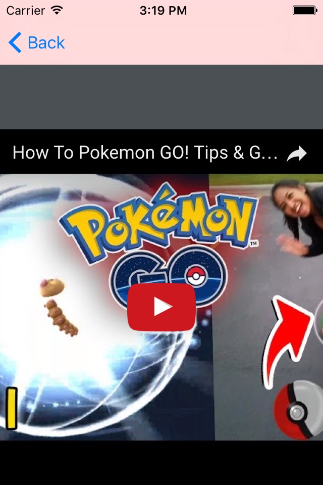 Guide for pokemon go - video screenshot 2