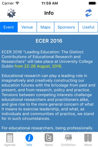 ECER 2016 screenshot 2