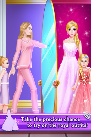 Princess Mommy & Baby Daughter - Beauty Spa and Dress Up Game For Girls screenshot 3