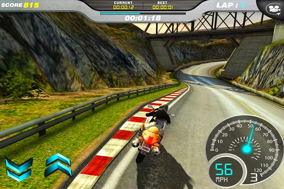 Bike Mountain Highway Rally Free screenshot 2