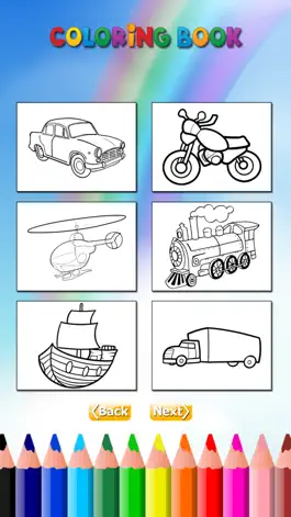 Game screenshot Vehicle Coloring Book Free Game for Children apk