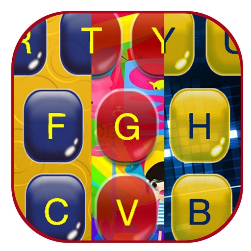 Custom Keyboard Maker – Cool Emoji Keyboards with Rainbow Background Themes & Beautiful Fonts