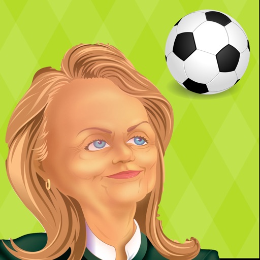 Hillary Header: Political Soccer Challenge iOS App