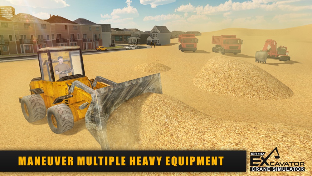 Sand Excavator Crane Simulator 3D - Be a Crane Operator & Drive loader Truck From Quarry To Construction Site hack tool