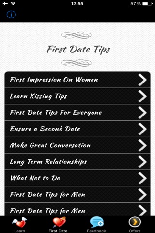 First Date Tips - First Impressions On Women screenshot 2