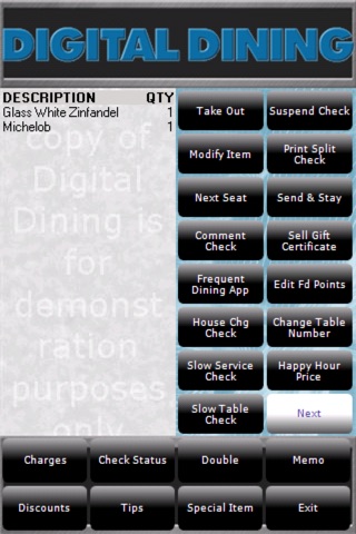 Digital Dining Go Mobile screenshot 4