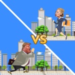 Clinton vs Trump on the run