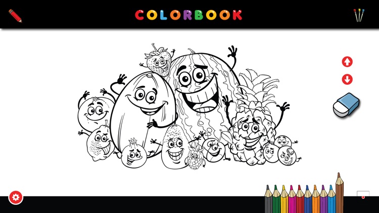 Coloring Me: Healthy Fruit