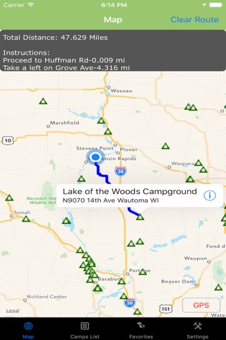 Wisconsin – Camping & RV spots screenshot 2
