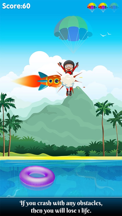 Parachute jump – A sky diving air stunt game screenshot-4