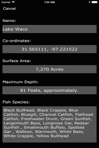 Texas-LA-AR: Lakes & Fishes screenshot 3