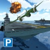 3D WWII Carrier Parking - Real Warship Park & Drive Simulator Boat Game Free