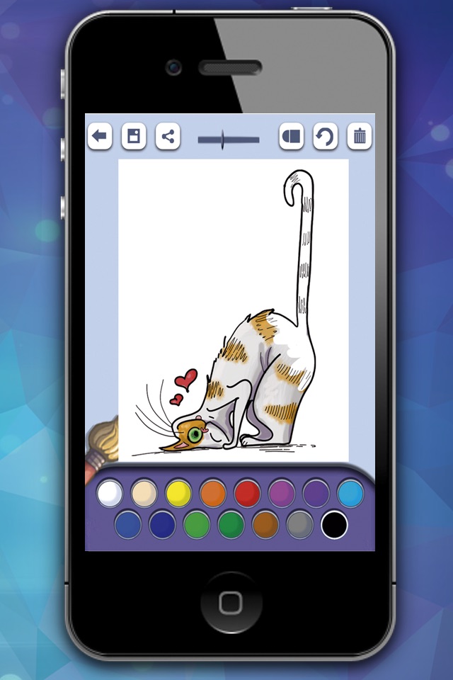 Cats coloring book to paint screenshot 3