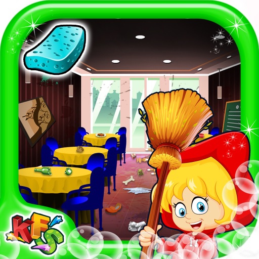 Fast Food Restaurant Wash - Clean up the messy kitchen & dishes in this kid’s game iOS App