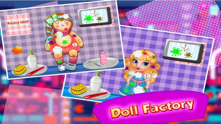 Girl's Fashion Doll Factory Simulator - Dress up & makeover customized dolly in this doll maker game screenshot-4