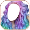 Rainbow Hair Color Change.r & Montage - Edit Photo in Virtual Salon with Modern Hair.style Sticker.s