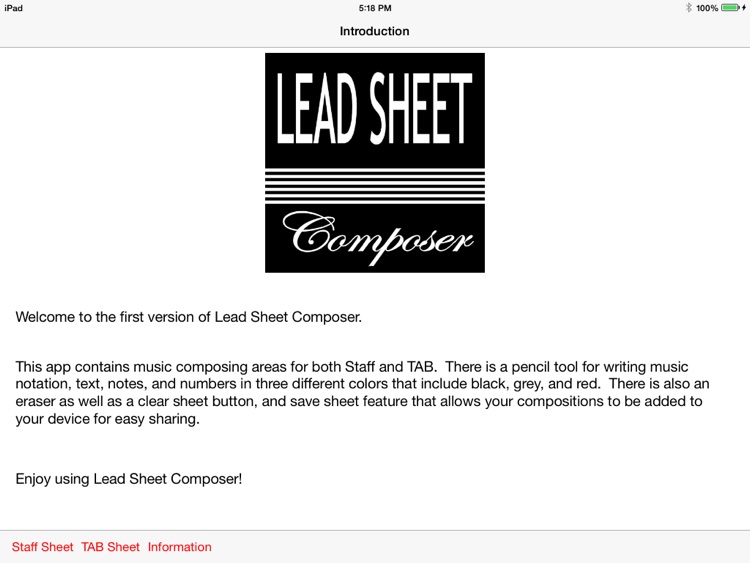 Lead Sheet Composer
