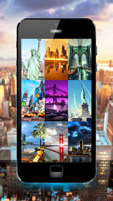 アメリカ合衆国壁紙 ニューヨーク 都市の背景 そして アメリカ国旗 ロック画面用の画像 Iphoneアプリ Applion