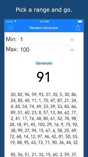 random number generator