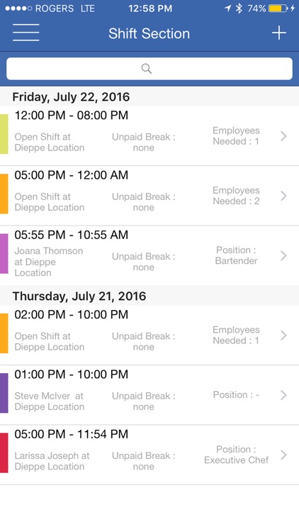 Work Center : Shift Scheduling & Staff Scheduling Manager