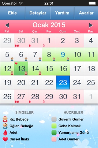 Menstrual Calendar for Teens screenshot 3