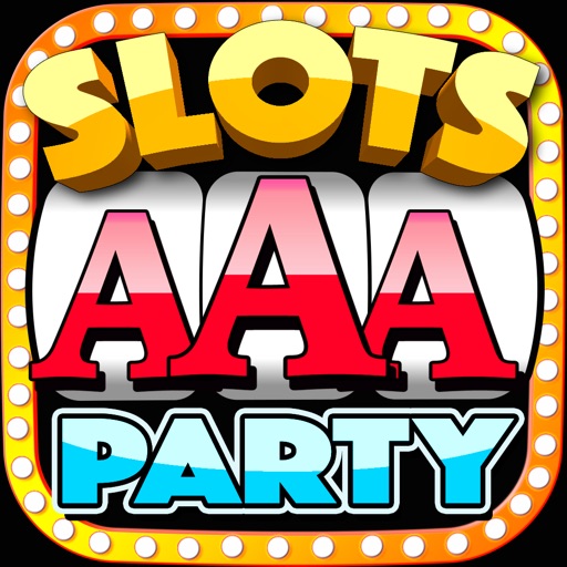AAA Party Jackpot Slots Machine - 777 Casino Slots Game Icon