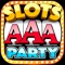 AAA Party Jackpot Slots Machine - 777 Casino Slots Game