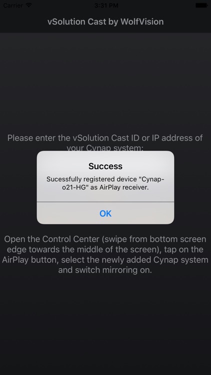 vSolution Cast by WolfVision