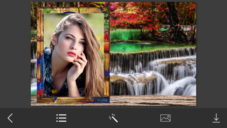 Waterfall Photo Frame - Picture Frames + Photo Effects