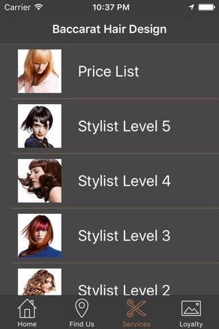 Baccarat Hair Design screenshot 3