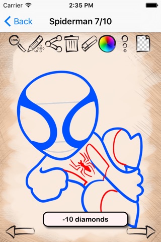 Step by Step Draw Famous Chibi Superheroes screenshot 3