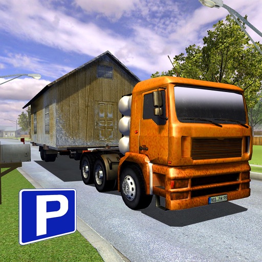 3D House Moving Truck Simulator - eXtreme Home Flatbed Driving & Parking Game Pro icon