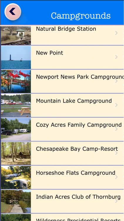 Virginia Campgrounds & RV Parks Guide