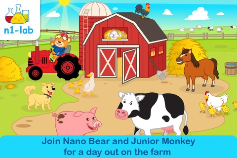 Nano Bear Farm Animals - Great First Sound Game for Babies, Toddlers and Preschoolers screenshot 4