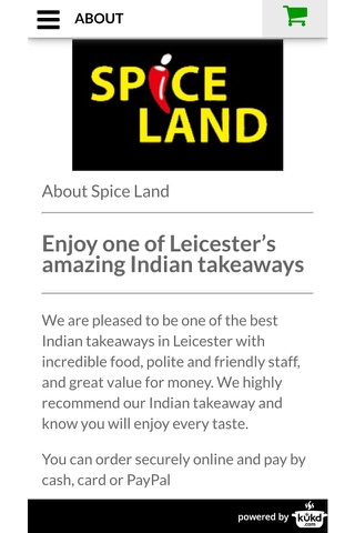 Spice Land Indian Takeaway screenshot 4