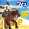 Wild Horse Run Simulator: Cowboy Horse stunt & jumping game in real wildwest city