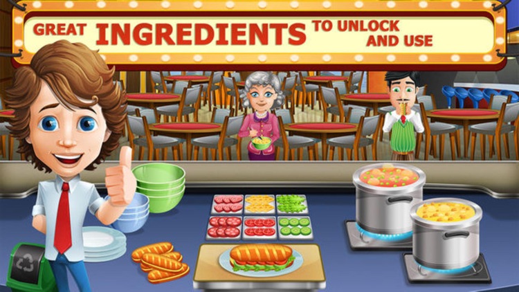 Dream Cooking Chef - Fast Food Restaurant Kitchen Story screenshot-4