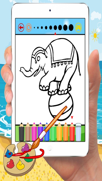 Circus Coloring Book Pages Learn Drawing and Paint screenshot-3