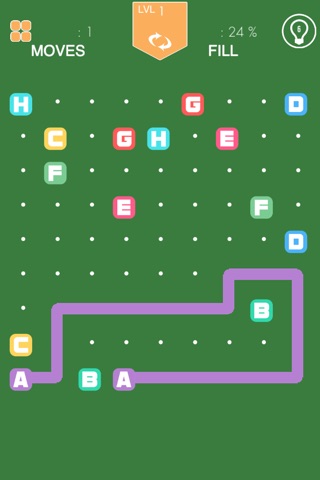 Match The Letters - awesome dots joining strategy game screenshot 2