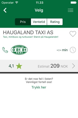 Haugaland Taxi screenshot 3