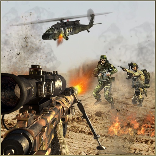 Elite Sniper Frontline Shooter Assassin - Modern Army War Strike 3D Icon