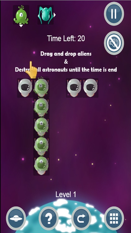 Drag Drop Aliens