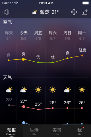 天气通福特定制版 screenshot 3