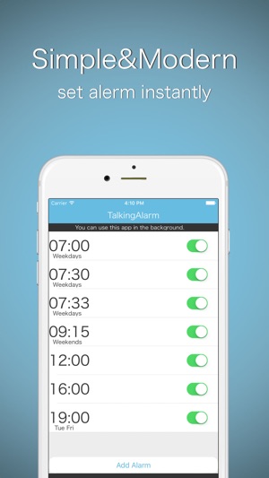 Talking Alarm Clock -free app with speech voice(圖1)-速報App