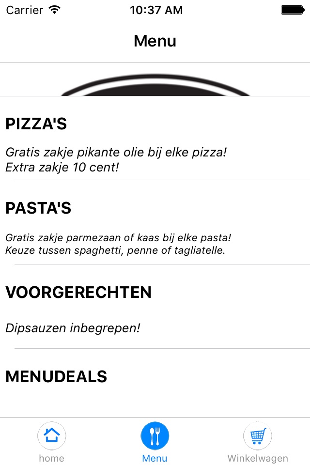Pizza Talia Belgie screenshot 2